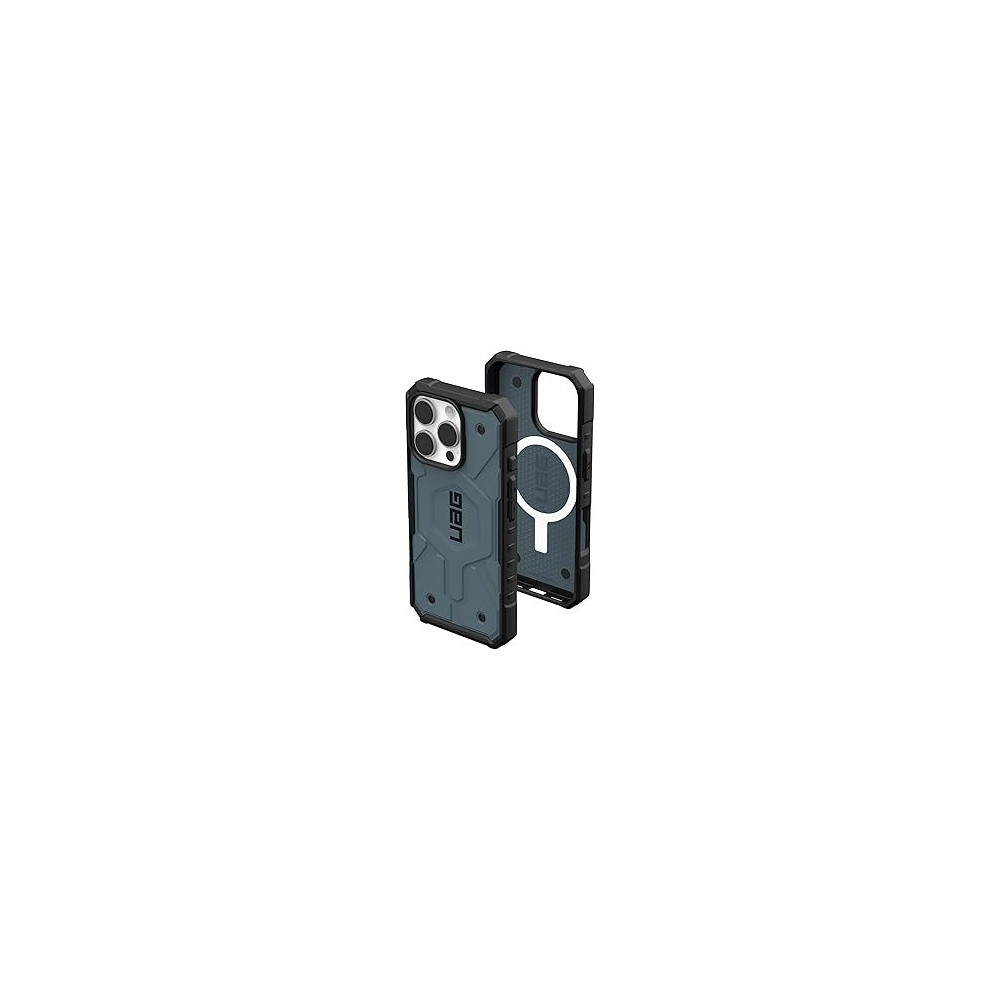 Urban Armor Gear Uag Pathfinder For Iphone 16 Pro Case Cover, 18 Feet Drop Tested Magsafe Compatible, Cloud Blue