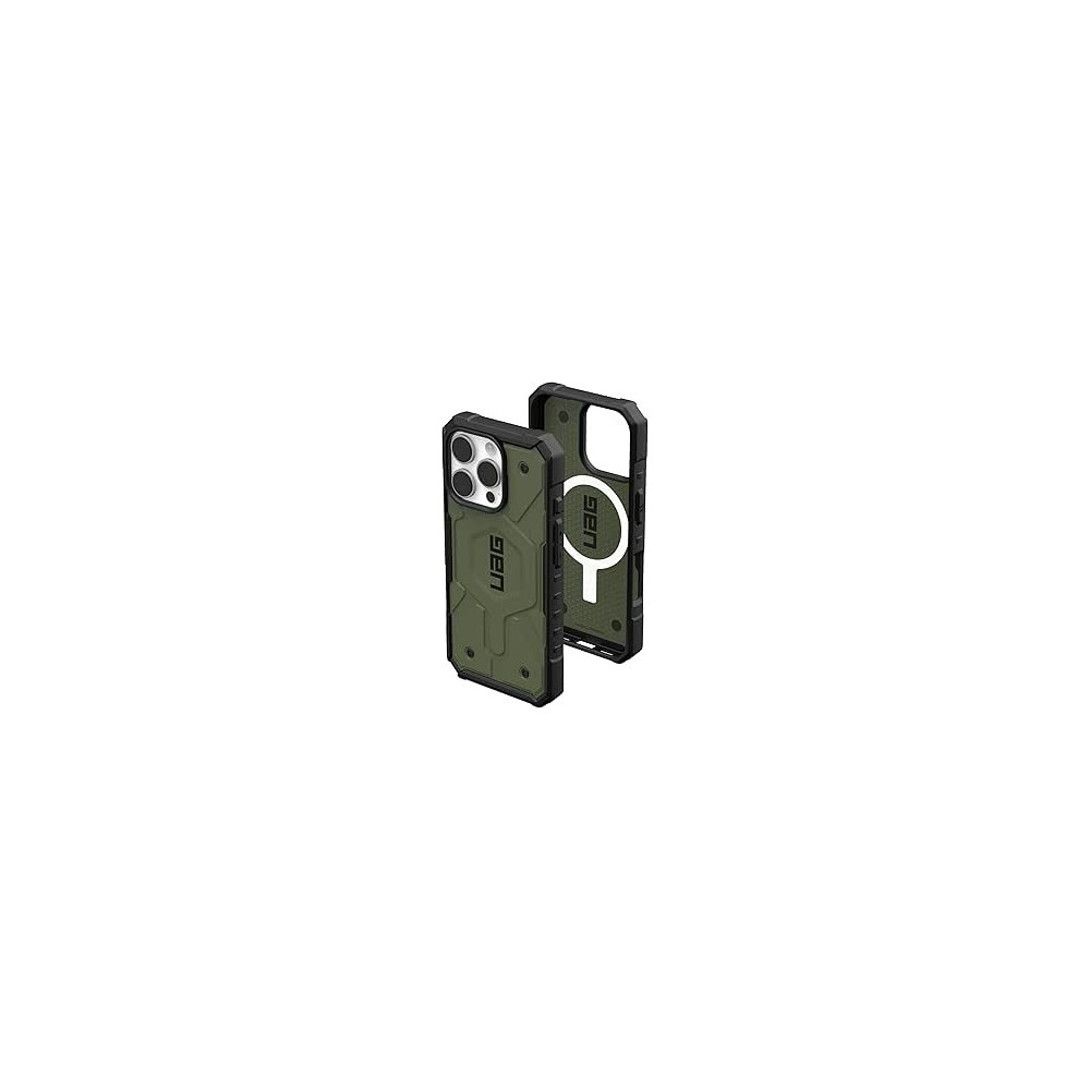 Urban Armor Gear Uag Pathfinder For Iphone 16 Pro Case Cover, 18 Feet Drop Tested Magsafe Compatible, Olive Drab