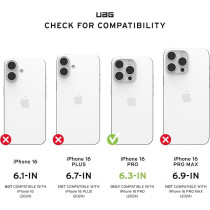 Urban Armor Gear Uag Pathfinder For Iphone 16 Pro Case Cover, 18 Feet Drop Tested Magsafe Compatible, Olive Drab