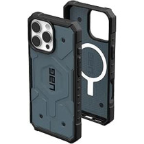 Urban Armor Gear Uag Pathfinder For Iphone 16 Pro Max Case Cover 18 Feet Drop Tested Magsafe Compatible, Cloud Blue