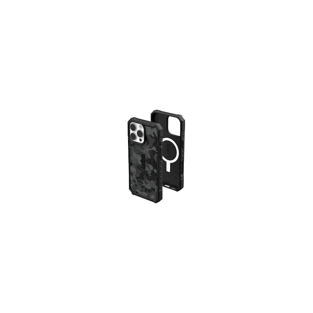 Urban Armor Gear Uag Pathfinder Se For Iphone 16 Pro Max Case Cover 18 Feet Drop Tested Magsafe Compatible, Black Midnight Camo