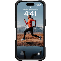 Urban Armor Gear Uag Plasma Xte Magsafe Compatible For Iphone 16 Pro Case Cover 20 Feet Drop Tested With Kickstand, Black/Clear