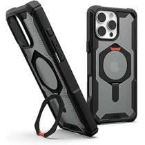 Urban Armor Gear Uag Plasma Xte Magsafe Compatible For Iphone 16 Pro Max Case Cover, 20 Feet Drop Tested With Kickstand, Black/Orange