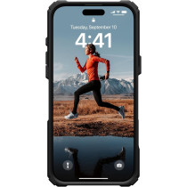 Urban Armor Gear Uag Plasma Xte Magsafe Compatible For Iphone 16 Pro Max Case Cover, 20 Feet Drop Tested With Kickstand, Black/Orange