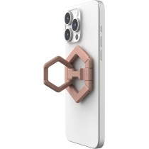Urban Armor Gear Uag Magnetic Phone Holder Stand With Ring Grip Magsafe Compatible 360 Rotation Adjustable Kickstand For Iphone 16/15/14/13/12 Series And Magsafe Compatible Case, Nude