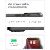 Spigen Thin Fit Magfit Designed For Iphone 16 Pro Max Case Cover Magsafe Compatible, Gunmetal
