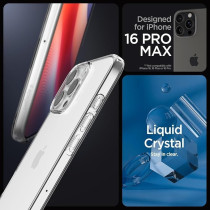 Spigen Liquid Crystal Designed For Iphone 16 Pro Max Case Cover, Crystal Clear