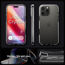 Spigen Liquid Crystal Designed For Iphone 16 Pro Max Case Cover, Crystal Clear