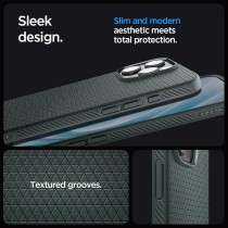 Spigen Liquid Air Designed For Iphone 16 Pro Max Case Cover, Abyss Green
