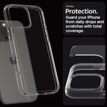 Spigen Ultra Hybrid Designed For Iphone 16 Pro Max Case Cover, Crystal Clear