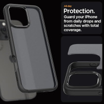 Spigen Ultra Hybrid Designed For Iphone 16 Pro Max Case Cover, Frost Black