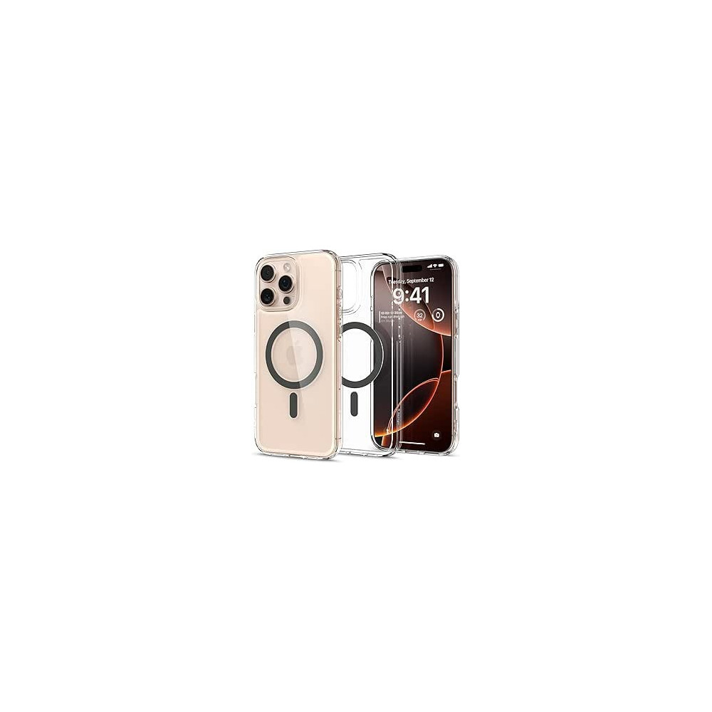Spigen Ultra Hybrid Magfit Designed For Iphone 16 Pro Max Case Cover Magsafe Compatible, Graphite
