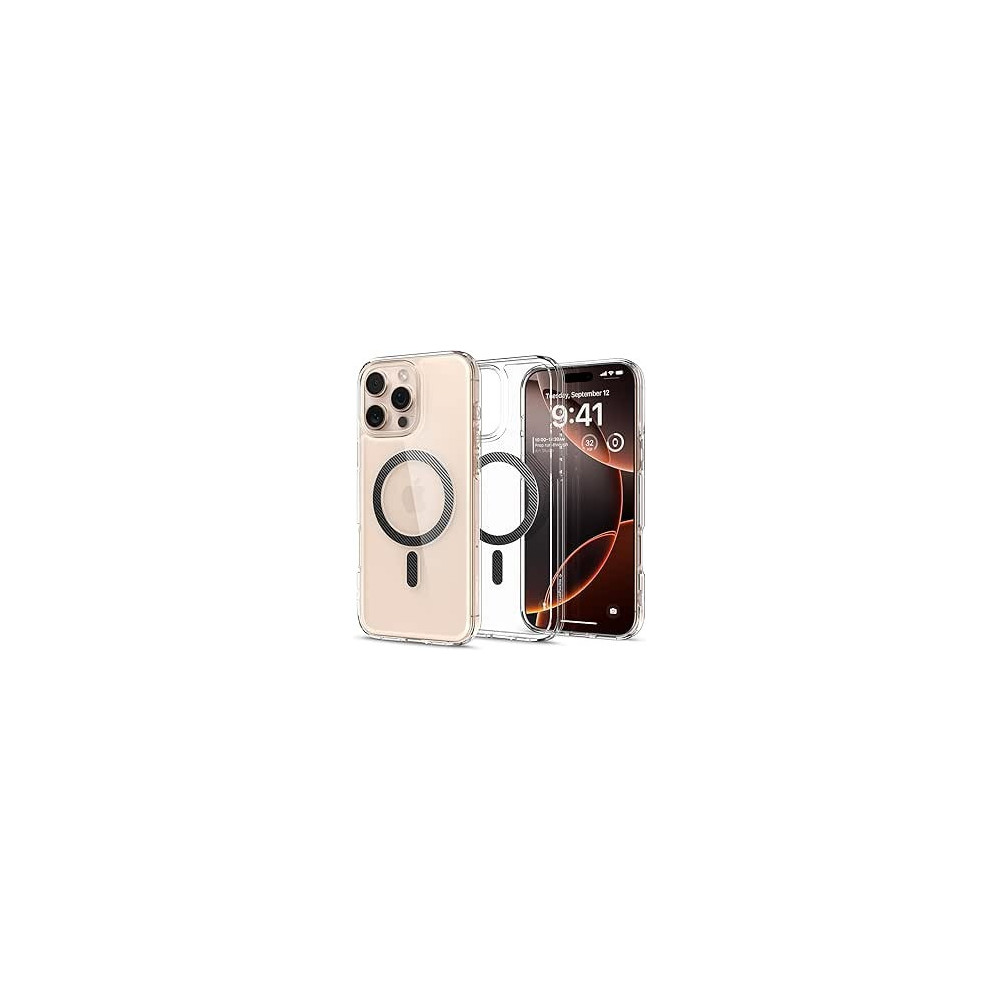 Spigen Ultra Hybrid Magfit Designed For Iphone 16 Pro Max Case Cover Magsafe Compatible, Carbon Fiber