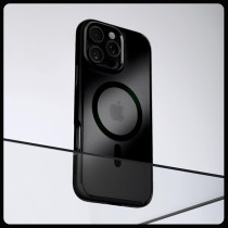 Spigen Ultra Hybrid Magfit Designed For Iphone 16 Pro Max Case Cover Magsafe Compatible, Frost Black