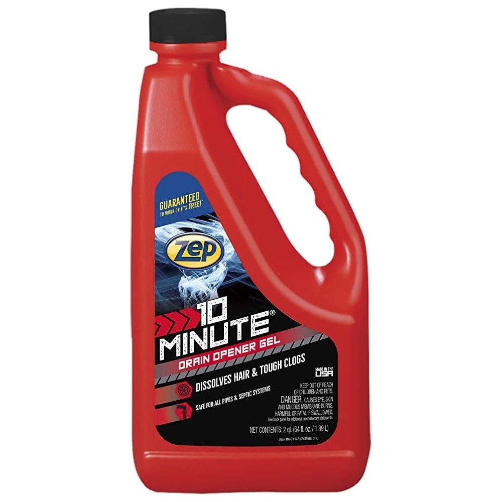 Zep 10 Minute Drain Opener Gel, 1.89L