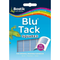 Bostik Smart Blu Tack Stick, Position And Hold Reusable Adhesive Pre Cut Squares 45g