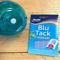 Bostik Smart Blu Tack Stick, Position And Hold Reusable Adhesive Pre Cut Squares 45g
