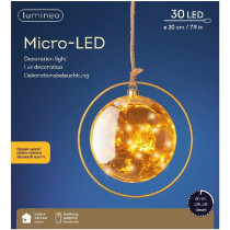 Lumineo 30 LED Micro LED Decoration Light, Classic Warm