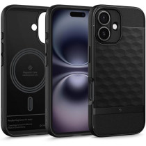 Caseology Parallax Mag For iPhone 16 Case Cover MagSafe Compatible Military Grade, Matte Black