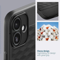 Caseology Parallax Mag For iPhone 16 Case Cover MagSafe Compatible Military Grade, Matte Black