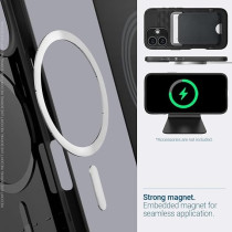 Caseology Parallax Mag For iPhone 16 Case Cover MagSafe Compatible Military Grade, Matte Black