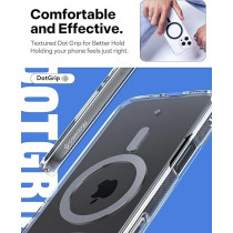Caseology Capella Mag For iPhone 16 Pro Case Cover MagSafe Compatible, Clear Grey