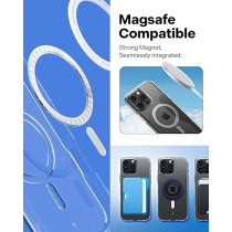 Caseology Capella Mag For iPhone 16 Pro Case Cover MagSafe Compatible, Clear Grey