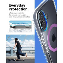 Caseology Capella Mag For iPhone 16 Case Cover MagSafe Compatible, Clear Purple