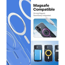 Caseology Capella Mag For iPhone 16 Case Cover MagSafe Compatible, Clear Purple