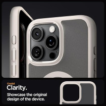 Spigen Ultra Hybrid MagFit Designed For iPhone 16 Pro Max Case Cover MagSafe Compatible, Frost Natural Titanium