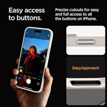 Spigen Ultra Hybrid MagFit Designed For iPhone 16 Pro Max Case Cover MagSafe Compatible, Frost Natural Titanium