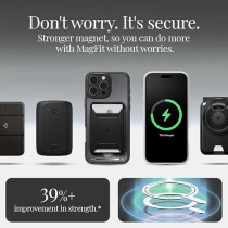 Spigen Ultra Hybrid MagFit Designed For iPhone 16 Pro Max Case Cover MagSafe Compatible, Classic Black