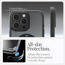 Spigen Ultra Hybrid MagFit Designed For iPhone 16 Pro Max Case Cover MagSafe Compatible, Classic Black