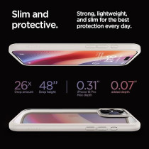 Spigen Ultra Hybrid Designed For iPhone 16 Pro Max Case Cover, Natural Titanium