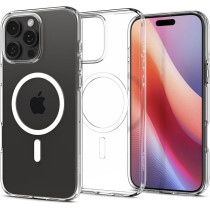 Spigen Liquid Crystal MagFit Designed For iPhone 16 Pro Max Case Cover MagSafe Compatible, Crystal Clear