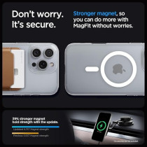 Spigen Liquid Crystal MagFit Designed For iPhone 16 Pro Max Case Cover MagSafe Compatible, Crystal Clear