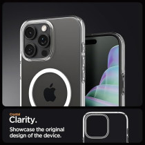 Spigen Liquid Crystal MagFit Designed For iPhone 16 Pro Max Case Cover MagSafe Compatible, Crystal Clear