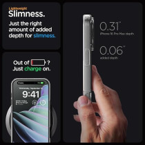 Spigen Liquid Crystal MagFit Designed For iPhone 16 Pro Max Case Cover MagSafe Compatible, Crystal Clear