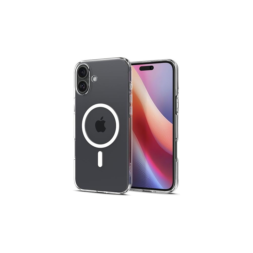 Spigen Liquid Crystal MagFit Designed For iPhone 16 Case Cover MagSafe Compatible, Crystal Clear