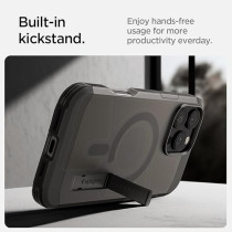 Spigen Tough Armor MagFit AI Designed For iPhone 16 Pro Max Case Cover MagSafe Compatible, Frost Black