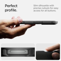 Spigen Tough Armor MagFit AI Designed For iPhone 16 Pro Max Case Cover MagSafe Compatible, Frost Black