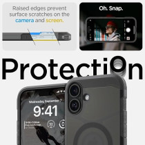 Spigen Tough Armor MagFit AI Designed For iPhone 16 Case Cover MagSafe Compatible, Frost Black