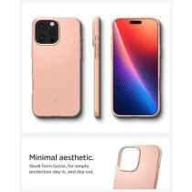 Spigen Thin Fit MagFit Designed For iPhone 16 Pro Max Case Cover MagSafe Compatible, Rose Titanium