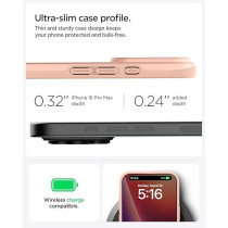 Spigen Thin Fit MagFit Designed For iPhone 16 Pro Max Case Cover MagSafe Compatible, Rose Titanium