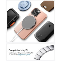 Spigen Thin Fit MagFit Designed For iPhone 16 Pro Max Case Cover MagSafe Compatible, Rose Titanium
