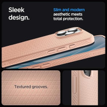 Spigen Liquid Air Designed For iPhone 16 Pro Max Case Cover, Rose Titanium