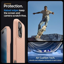 Spigen Liquid Air Designed For iPhone 16 Pro Max Case Cover, Rose Titanium