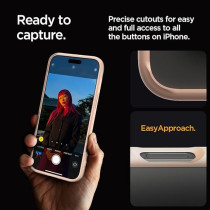 Spigen Ultra Hybrid Designed For iPhone 16 Pro Max Case Cover, Rose Titanium