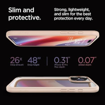 Spigen Ultra Hybrid Designed For iPhone 16 Pro Max Case Cover, Rose Titanium