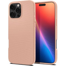 Spigen Liquid Air Designed For iPhone 16 Pro Case Cover, Rose Titanium